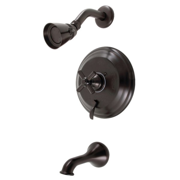 Kingston Brass SingleHandle Tub and Shower Faucet, Oil Rubbed Bronze KB36350EX